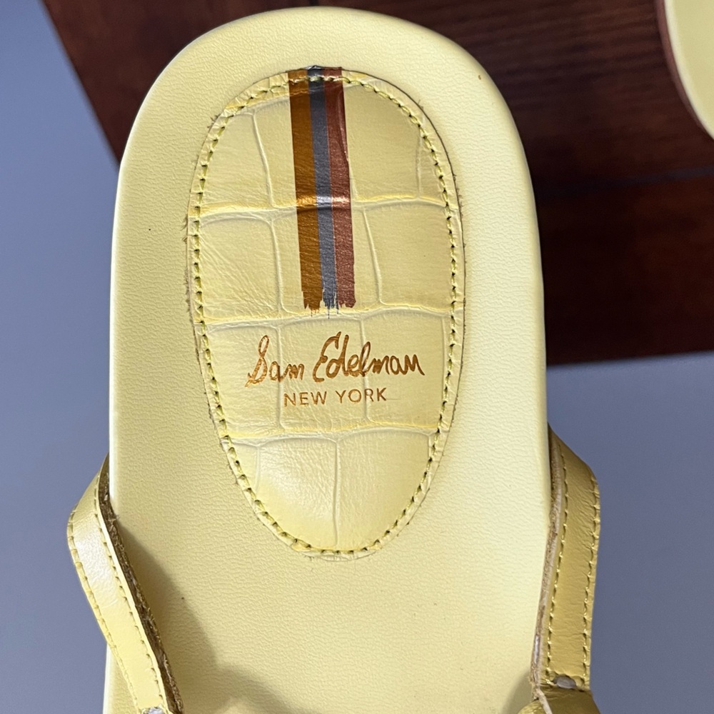 Sam Edelman Yellow Sandals - Picture 5 of 7